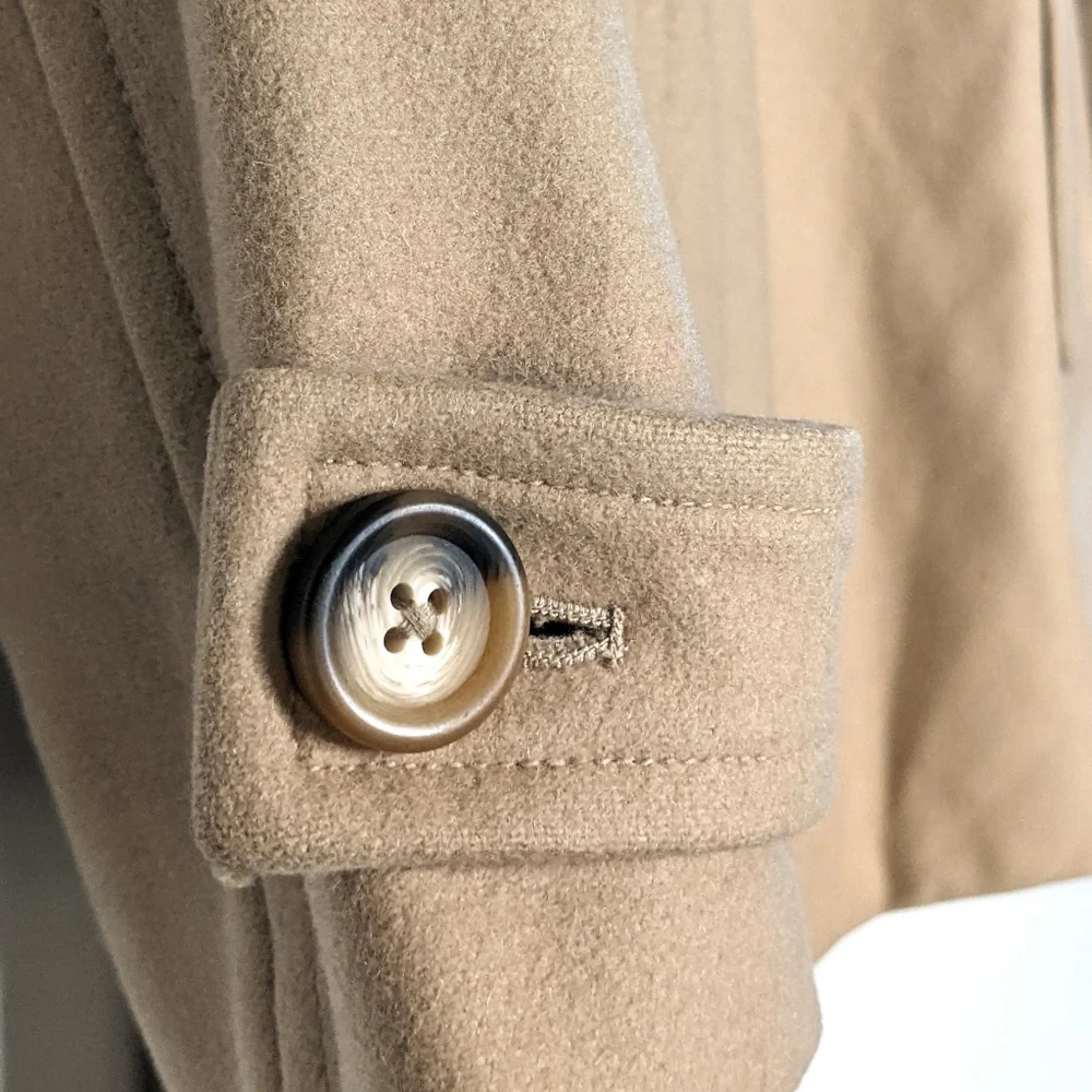 GAP Tan Peacoat with Toggle Closures - CLOSET CLOSING FINAL MARKDOWN - Picture 4 of 10